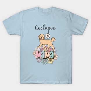 Apricot Cream Golden Cockapoo Mama T-Shirt